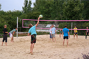 Volleyball at UFZ. Photo: UFZ
