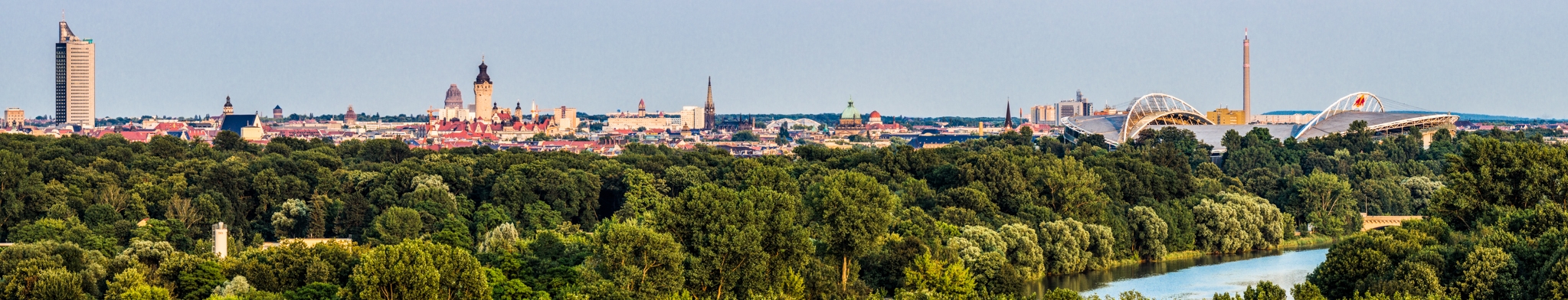 Leipzig Skyline