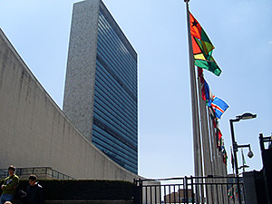 Das UN-Gebäude in New York. Foto: Dendoge / Wikimedia Commons