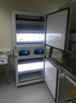Climate chamber - CU-22L (CLF PlantClimatics GmbH)  for cultivation of cell cultures with two separate controlled climate chambers