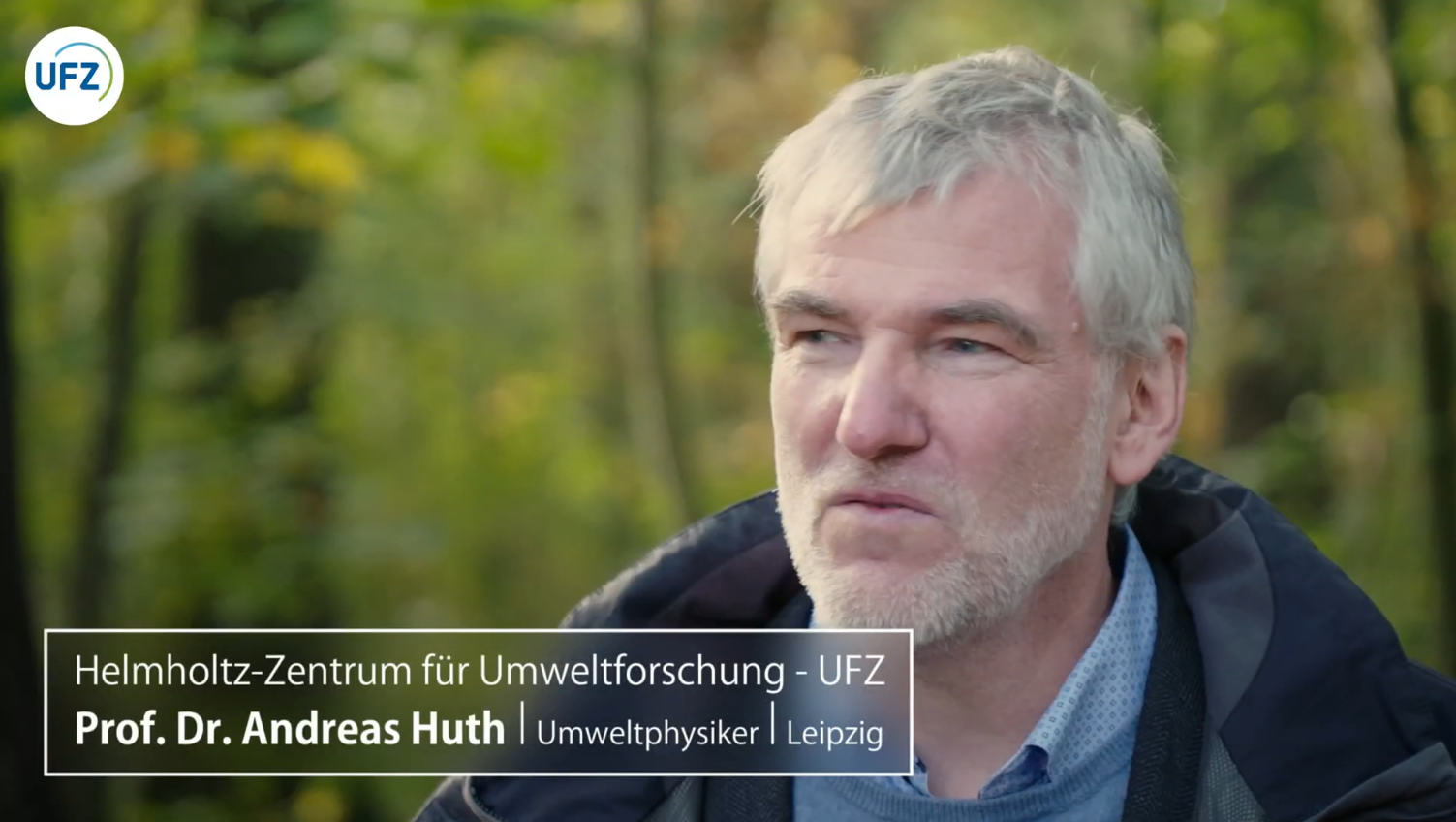 Prof. Dr. Andreas Huth. Quelle: UFZ / youtube