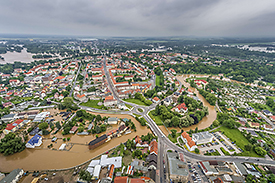 Eilenburg während des Mulde-Hochwassers im Juni 2013. Foto: André Künzelmann/UFZ
