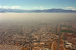 Smog over Santiago de Chile