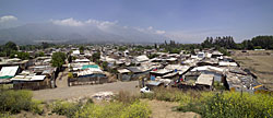 Armenviertel in Santiago de Chile