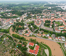 Eilenburg an der Mulde, Luftbild, Foto: André Künzelmann/UFZ