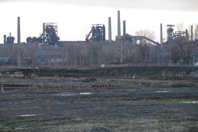 Brownfield site and Vítkovice Steelworks