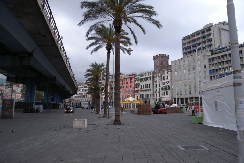 Genoa's old harbour area