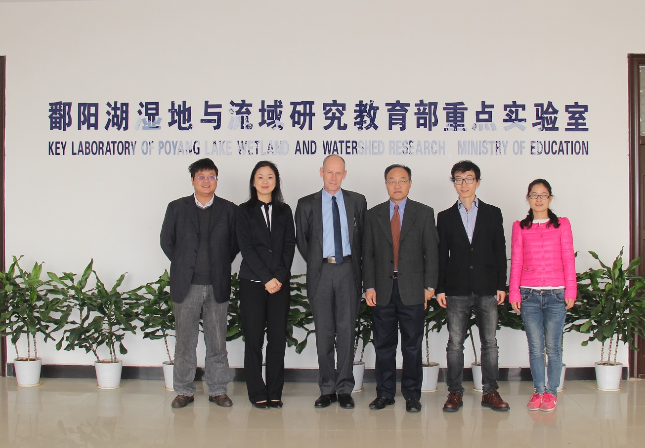 visiting Key Laboratory of Poyang Lake Wetland and Watershed Research, on 23, Nov, 2014