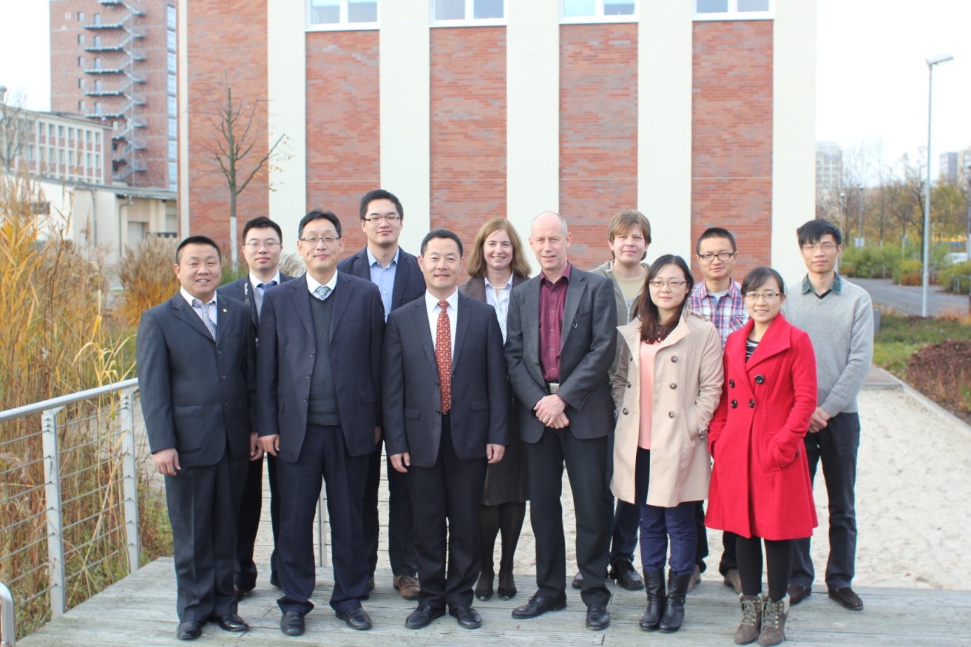 The delegation of CRAES visiting UFZ, Photo from Lars Bilke, UFZ on 09-12, Nov, 2014