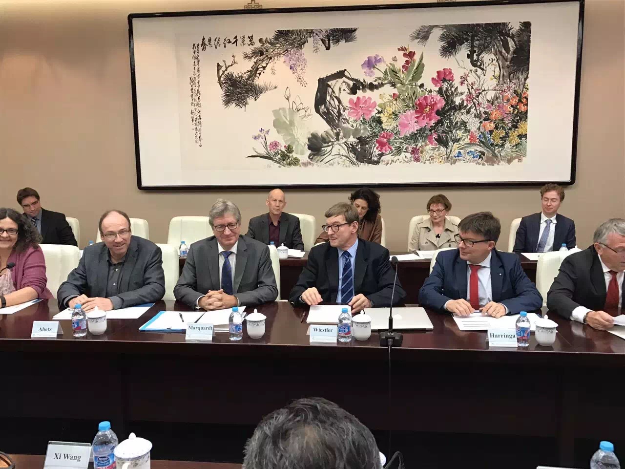 北京、上海、青岛--亥姆霍兹主席代表团访问中国