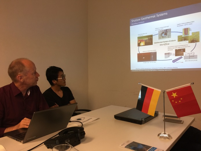 Prof. Olaf Kolditz visited EWaters partner companies in Shanghai