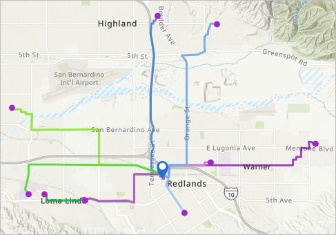 Travel distance between customer ZIP Codes and the store location Travel distance between customer ZIP Codes and the store location