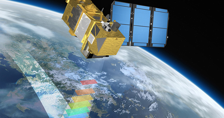 ESA-Satellit Sentinel-2 / Quelle: https://www.esa.int/ESA_Multimedia/Images/2012/02/Sentinel-22 / ©Astrium GmbH