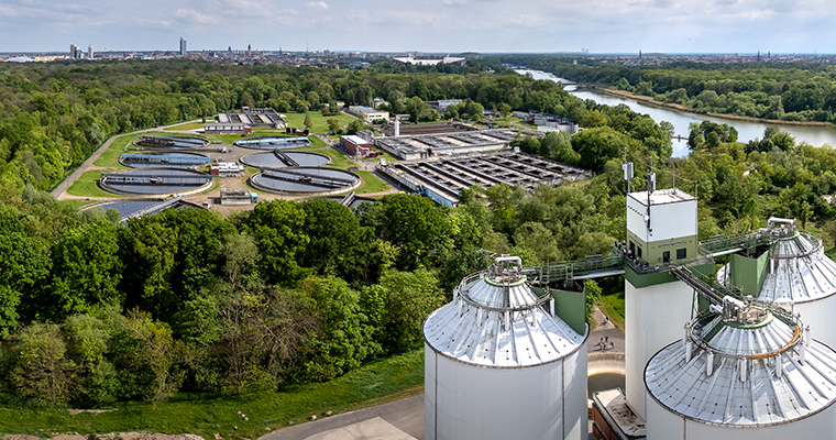 Klärwerk Rosental in Leipzig / ©Leipziger Gruppe 