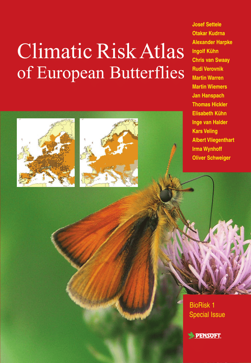 Climatic Risk Atlas of European Butterflies - Front page