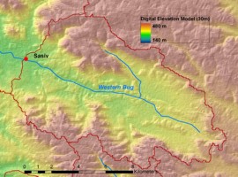 Topographie auf der Grundlage des Digitalen Höhenmodells ASTER