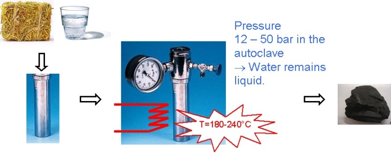 Hydrothermal carbonization (HTC)