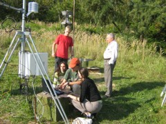 Aufbau meteorologische Station