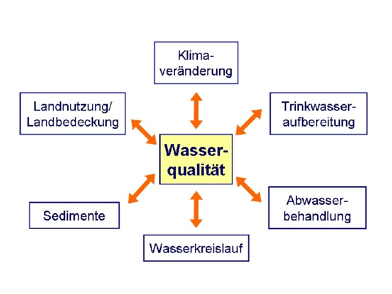 Wasserqualitäts-Wechselbeziehungen