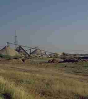 Kiesabbau in den Elbauen, Foto: M. Scholz Kiesabbau in den Elbauen, Foto: M. Scholz