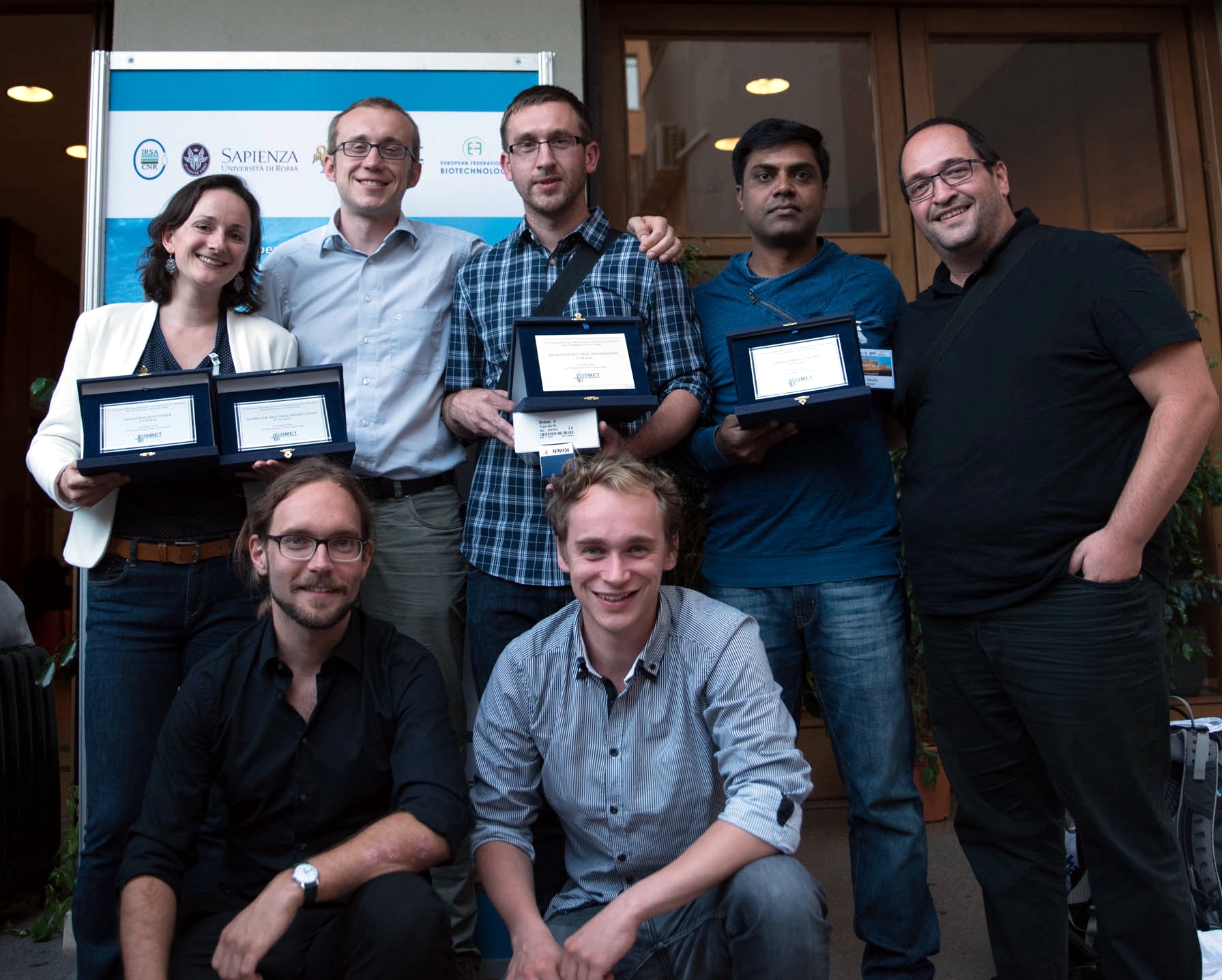 From left to right - back: Christin, Falk Benni, Babu; front: Richard and Jörg From left to right - back: Christin, Falk Benni, Babu; front: Richard and Jörg