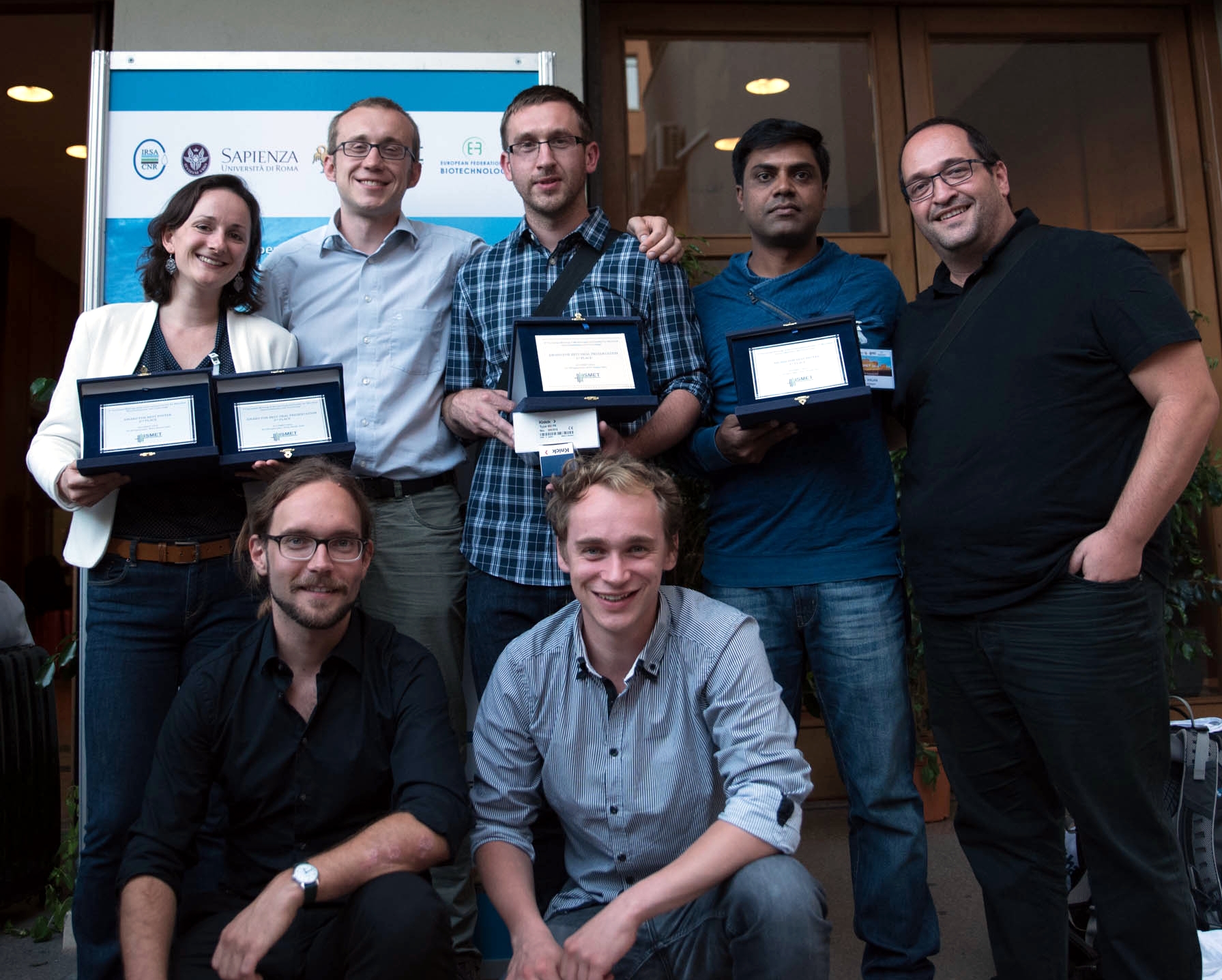 From left to right - back: Christin, Falk Benni, Babu; front: Richard and Jörg