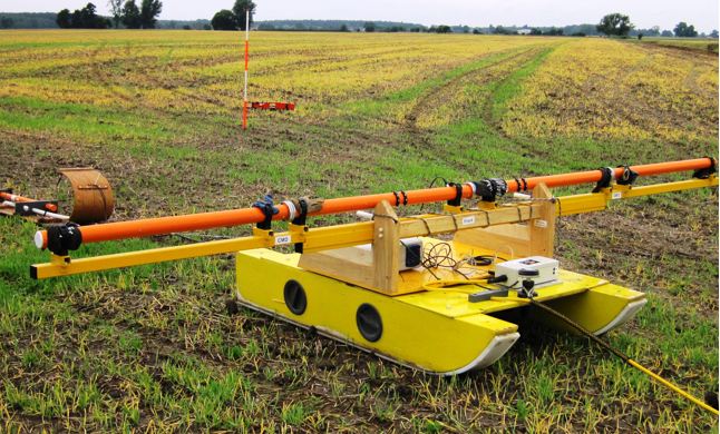 Geophysical measurements (Photo: MET/UFZ)