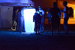 Lichtfang von Nachfaltern. Foto: Susan Walter/UFZ Lichtfang von Nachfaltern. Foto: Susan Walter/UFZ