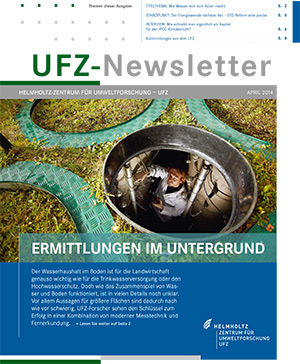Cover UFZ-Newsletter April 2014