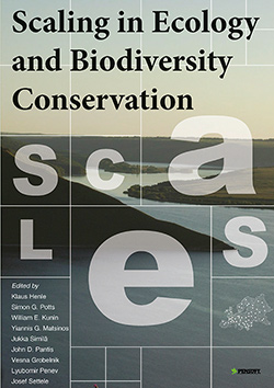 Henle K, Potts S, Kunin W, Matsinos Y, Simila J, Pantis J, Grobelnik V, Penev L, Settele J (2014) Scaling in Ecology and Biodiversity Conservation. Advanced Books: e1169. doi: 10.3897/ab.e1169.
