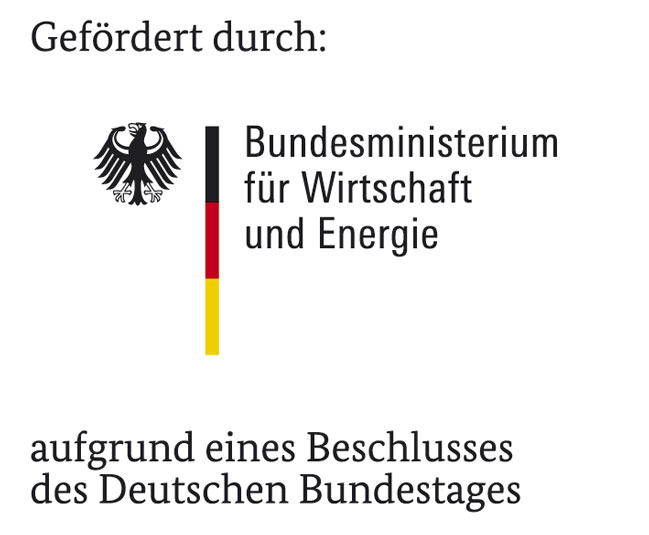 BMWi-Logo mit Förderzusatz BMWi-Logo mit Förderzusatz