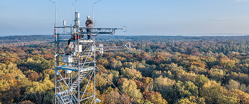 Messturm Hohes Holz. Foto: André Künzelmann/UFZ