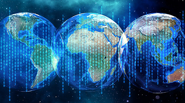 Binary Code and Earth. Source: Gerd Altman, Pixabay.com