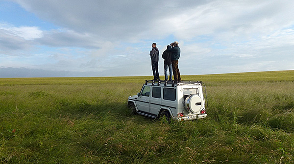 Bird monitoring. Photo: Dr. Mark Frenzel/UFZ