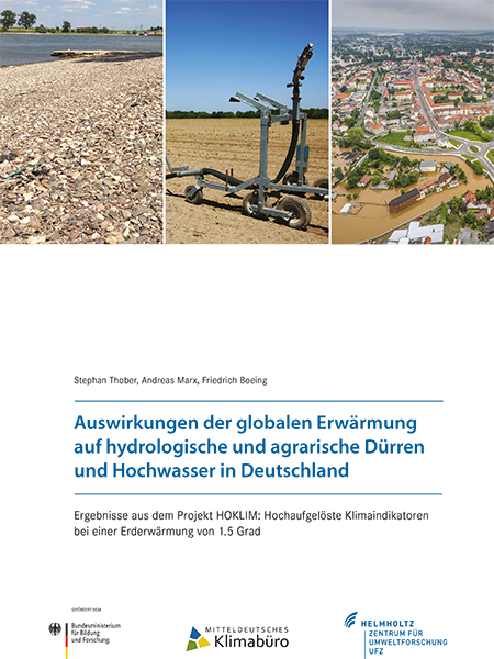 Auswirkungen der globalen Erwärmung auf hydrologische und agrarische Dürren und Hochwasser in Deutschland