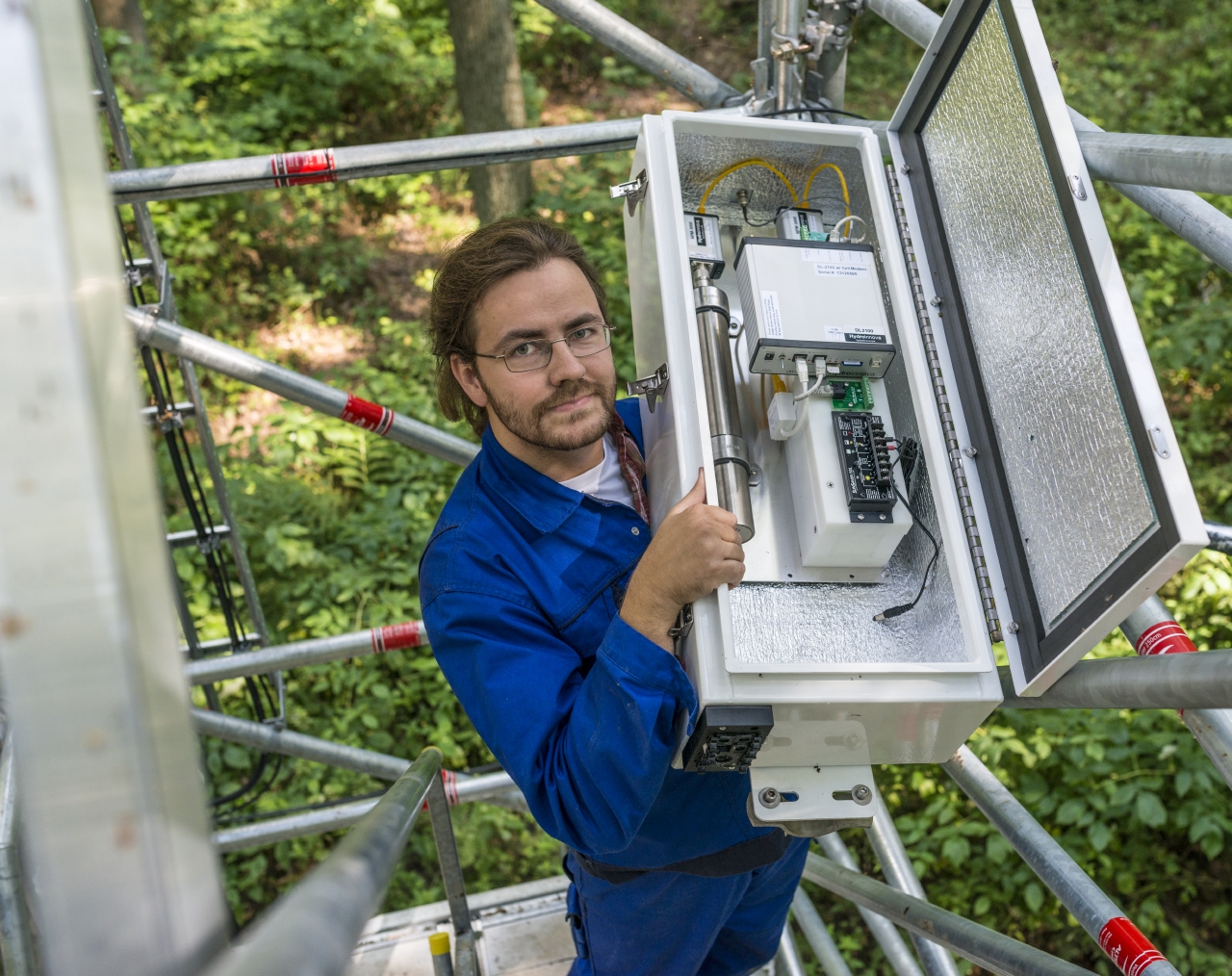 Messgerät zur Bestimmung der Bodenfeuchte © Andre Künzelmann, UFZ