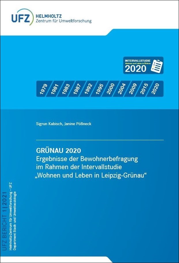 Deckblatt UFZ-Bericht 1/2021 Deckblatt UFZ-Bericht 1/2021
