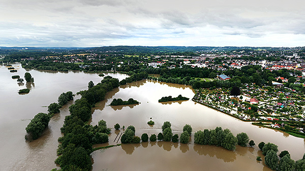 Ruhrhochwasser im Juli 2021 bei Schwerte / © P.S.DES!GN / AdobeStock