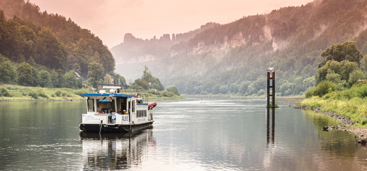 Elbe in Mitteldeutschland. Foto: André Künzelmann / UFZ