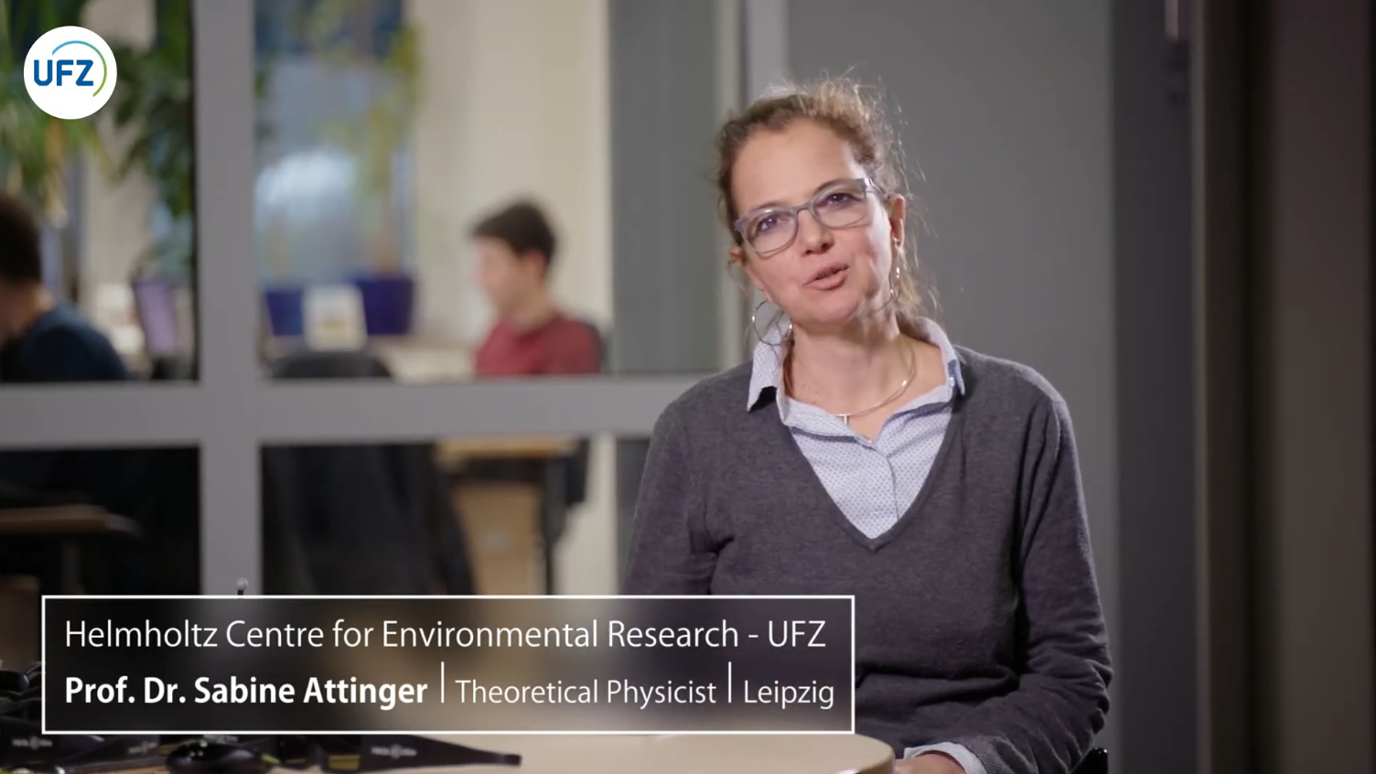 Prof. Dr. Sabine Attinger. Source: UFZ / youtube