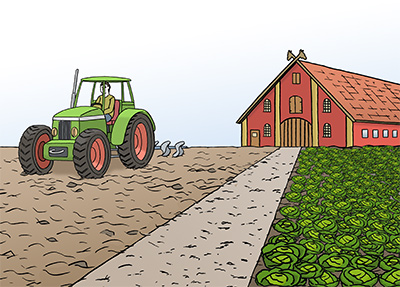 Traktor, Landwirtschaft