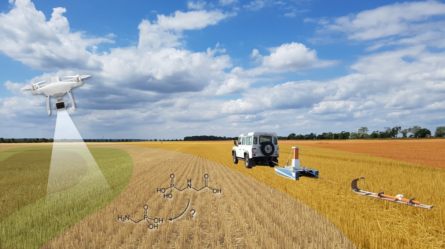 Assessing heterogeneity of soil properties and pesticide degradation at field scale.