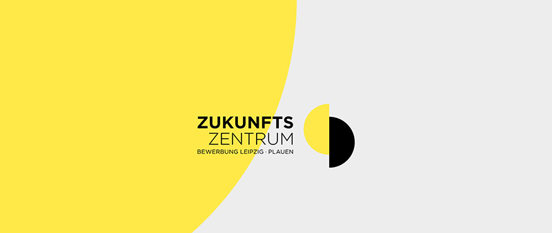 Banner Zukunftszentrum Bewerbung Leipzig-Plauen