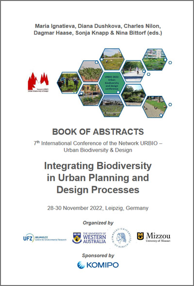 Cover Urbio Book of Abstracts