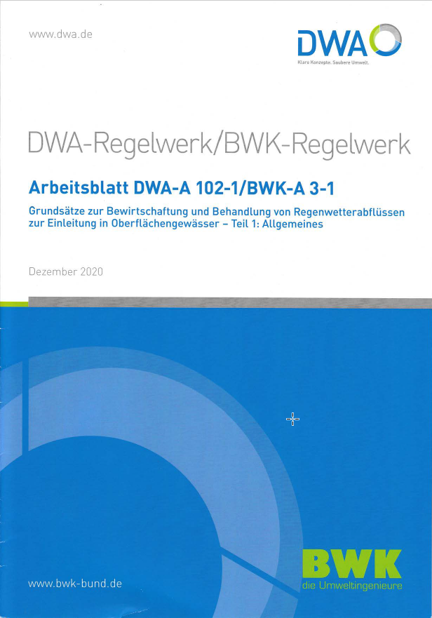 Arbeits- und Merkblattreihe DWA-A/M 102 (BWK-A/M 3) Teil 1