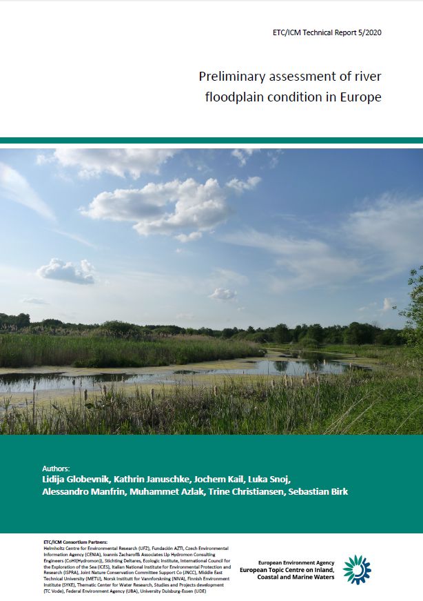 "Preliminary assessment of river floodplain condition in Europe"