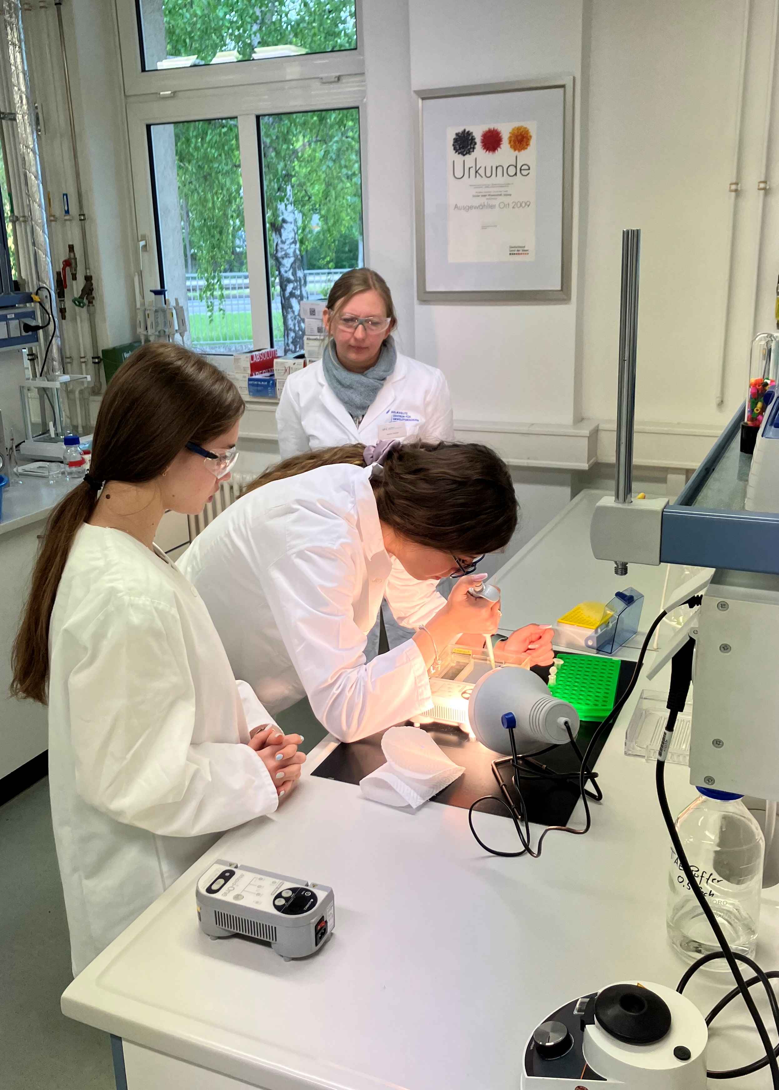 DNA-Untersuchung im Schülerlabor DNA-Untersuchung im Schülerlabor