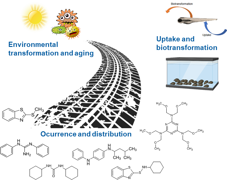 Tire-associated chemicals