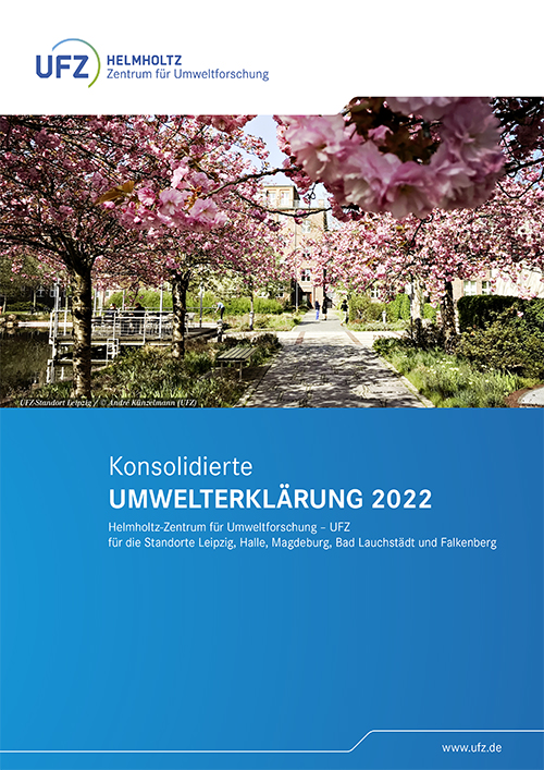 Cover UFZ-Umwelterklärung