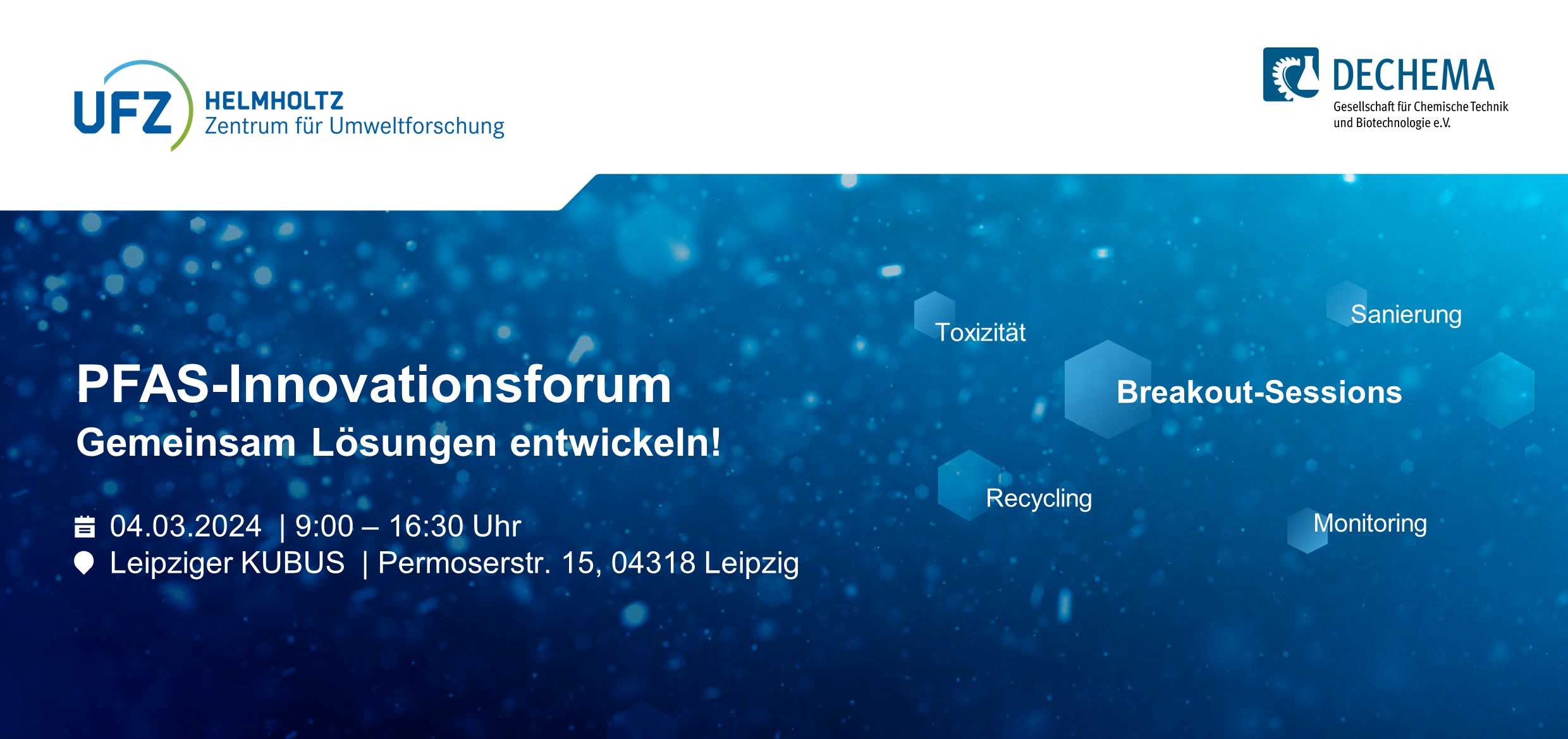 Grafik UFZ-Innovationsforum mit Verlinkung auf Veranstaltungsseite